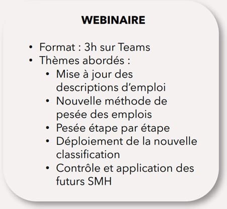 Webinaires pour la nouvelle classification des emplois 2025 de la Branche des PSDM - UNPDM