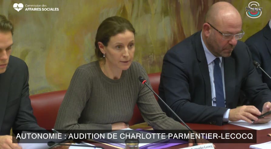 Actualité de la réforme des fauteuils roulants 1 - UNPDM Audition du 28 janvier 2025 au Senat de Charlotte Parmentier Lecocq - UNPDM