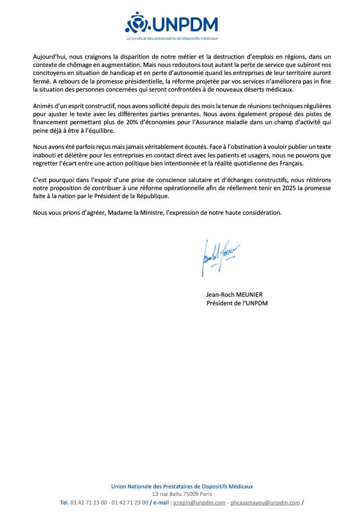 Page 2 courrier Min Handi - UNPDM